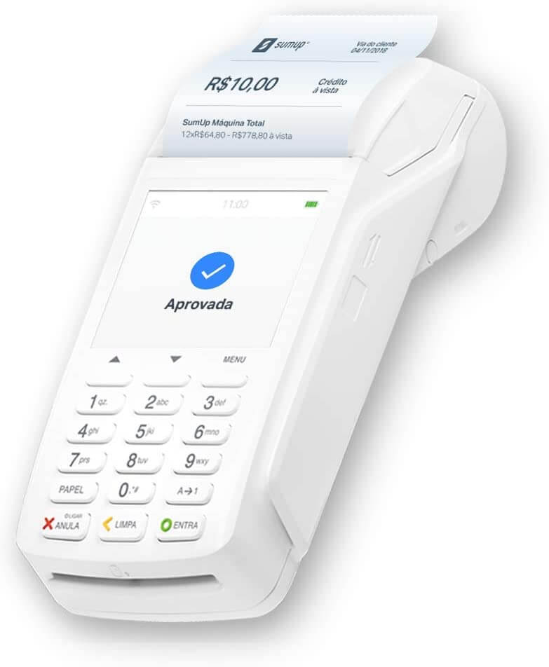 Maquininha de cartão sumup